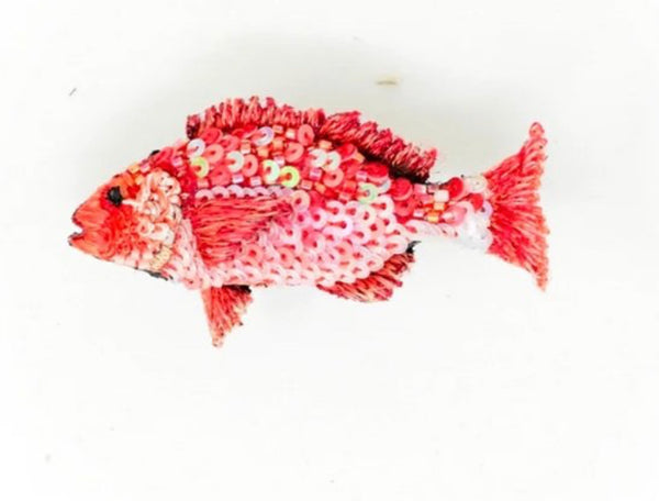 Red Snapper  embellished Pin