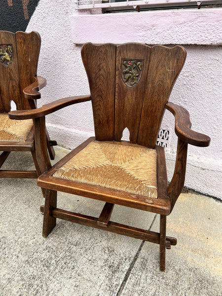 Oak Arm Chairs