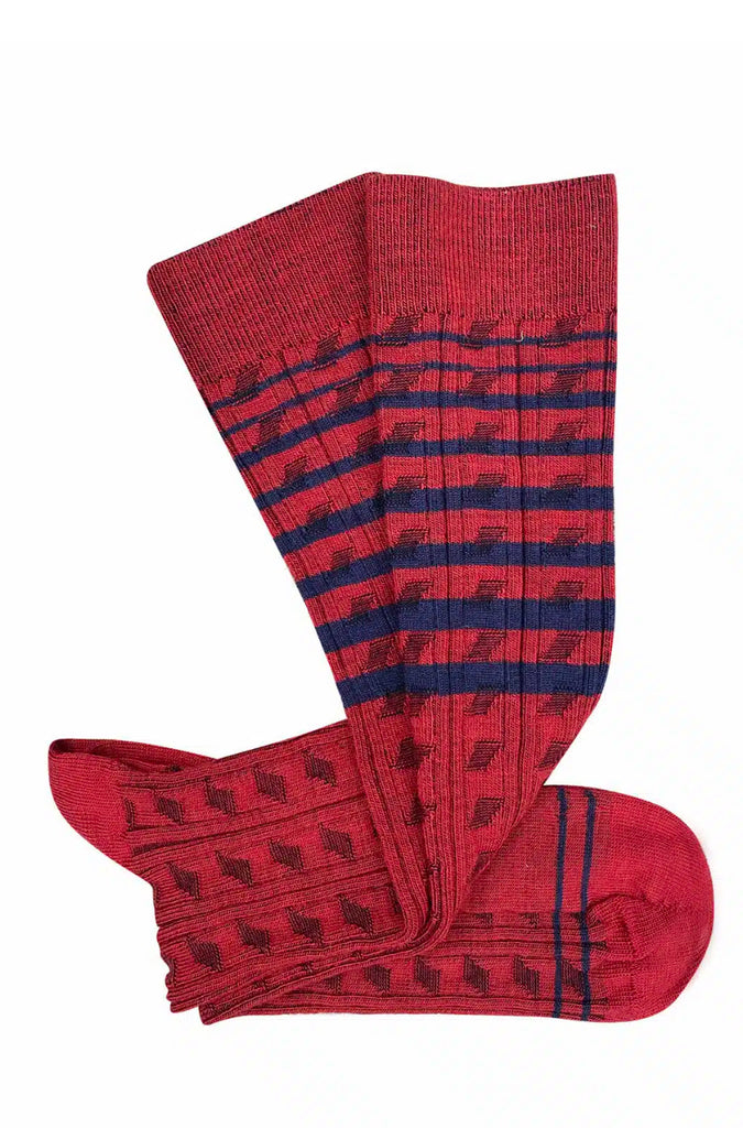 Harmony Red Merino Socks