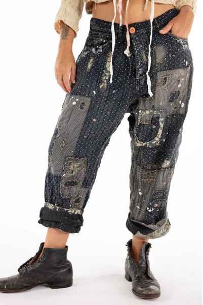 Dot and Floral Miners Pants