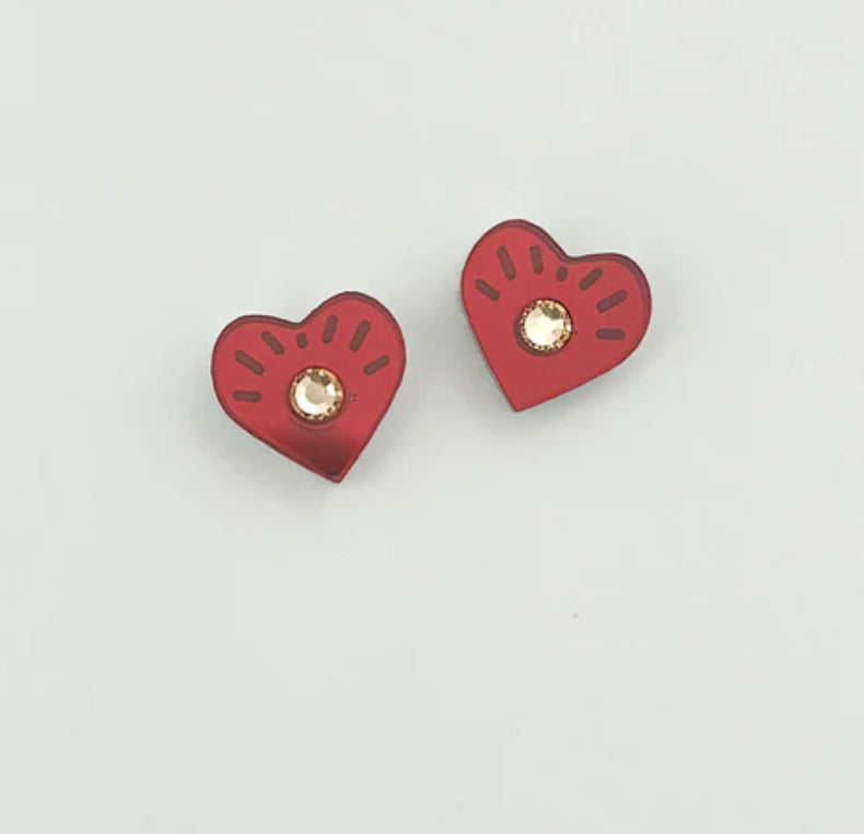 Eye Heart Studs