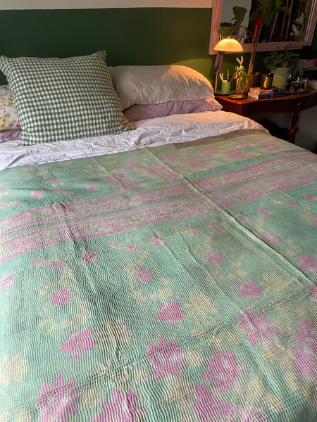 Kantha Coverlet