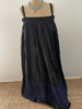 Black with Blue thread Slip Dress